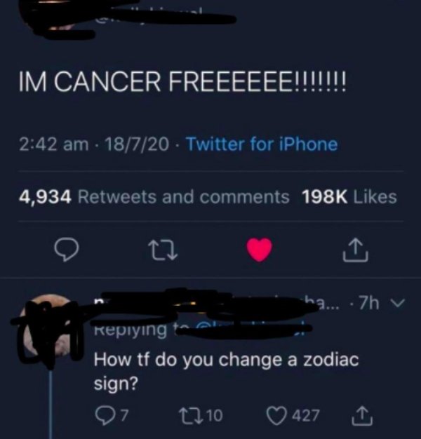 Im Cancer Freeeeee!|||||! - How tf do you change a zodiac sign?