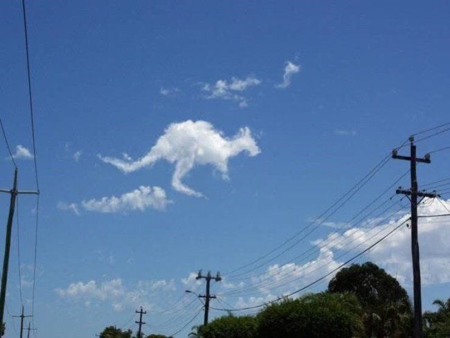 strange cloud shapes - 1