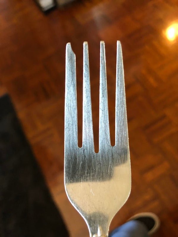 odd-shaped fork