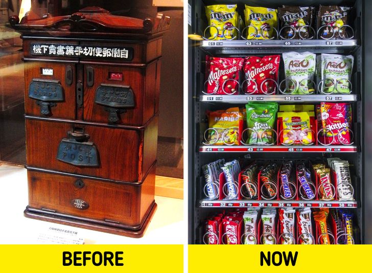 old vending machine