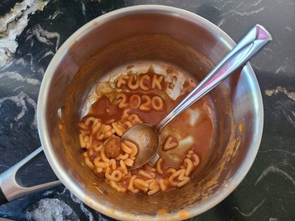 funny memes and pics - Fuck 2020 alphabet soup