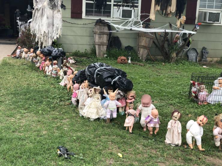“These baby dolls carrying away corpses.”
