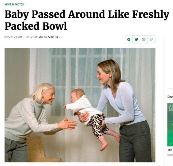 shoulder - News In Photos Baby Passed Around Freshly Packed Bowl 82520 Am. See More Vol 56 Issue 34 2 Rec The Onlar