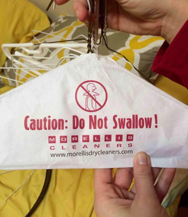 signs humans are getting dumber - Caution Do Not Swallow! B Ellos Cleaners