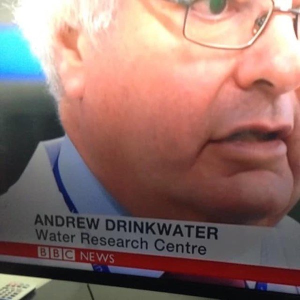 andrew drinkwater - Andrew Drinkwater Water Research Centre Bbc News