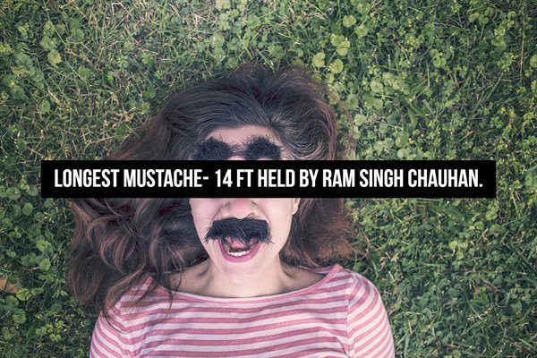 whatsapp funny status 2020 - Longest Mustache 14 Ft Held By Ram Singh Chauhan. .