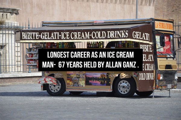 car - La Storia Darova | BibiteGelatiIce CreamCold Drinks Gelat Ribite Longest Career As An Ice Cream Elany Man 67 Years Held By Allan Ganz. E Cream Mold Drive Biente