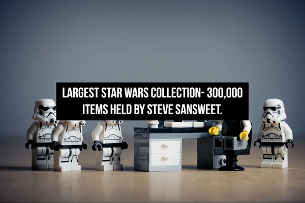 Largest Star Wars Collection300,000 Items Held By Steve Sansweet.