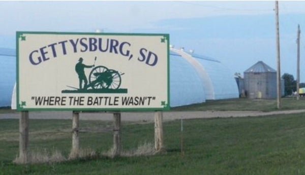 gettysburg south dakota - Gettysburg, So "Where The Battle Wasn'T"