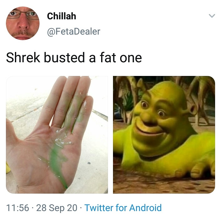 scp 242 memes - Chillah Shrek busted a fat one 28 Sep 20 Twitter for Android