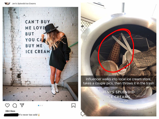 you can t buy me love but you can buy me ice cream - Jeni's Splendid Ice Creams Can'T Buy Me Love But You Ca Buy Me Ice Cream Influencer walks into local ice cream store, takes a couple pics, then throws it in the trash Jeni'S Splendid Ice Creams Washingt