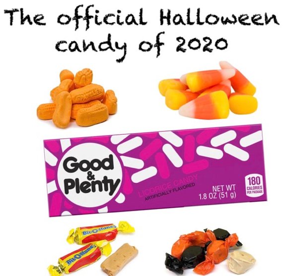 confectionery - The official Halloween candy of 2020 Good Plenty Fior 180 Net Wt 1.8 Oz 519 Calories Periouge Licorice Candy Artificially Flavored Bico Dome Boone