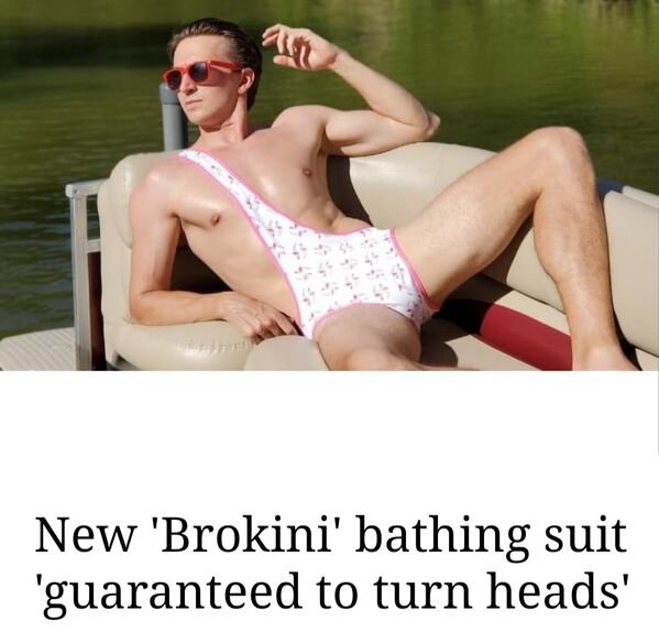 bikini - New 'Brokini' bathing suit 'guaranteed to turn heads'