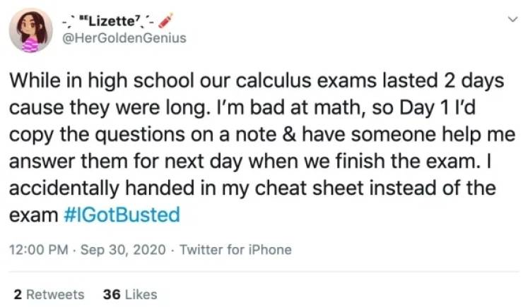 trump lynching tweet - .' "Lizette? GoldenGenius While in high school our calculus exams lasted 2 days cause they were long. I'm bad at math, so Day 1 I'd copy the questions on a note & have someone help me answer them for next day when we finish the exam