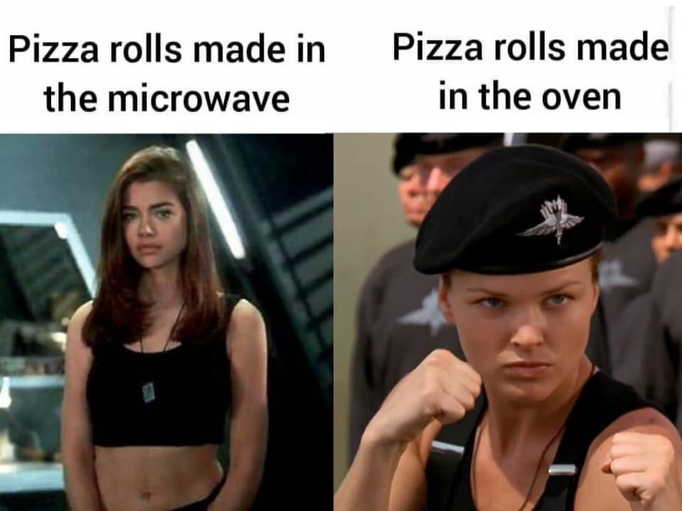denise richards chica bond - Pizza rolls made in the microwave Pizza rolls made in the oven