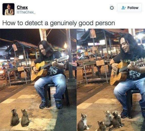 faith in humanity restored - Chex How to detect a genuinely good person