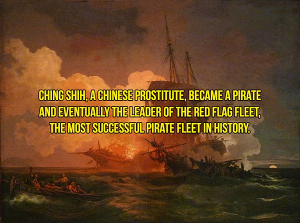 painting - Ching Shih, A Chinese Prostitute, Became A Pirate And Eventually The Leader Of The Red Flag Fleet, The Most Successful Pirate Fleet In History.