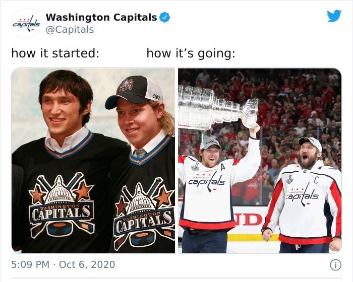 34 How It Started Vs. How It’s Going Tweets - alexander ovechkin - copitals Washington Capitals how it started how it's going A capitals C apitals Washington Capitals Capitals Td 0