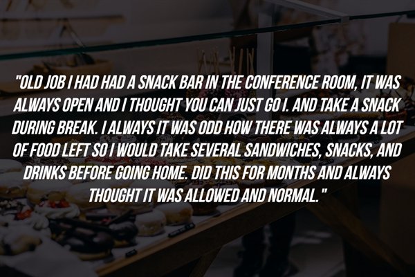 wing revolution - Un "Old Job I Had Had A Snack Bar In The Conference Room, It Was Always Open And I Thought You Can Just Go 1. And Take A Snack During Break. I Always It Was Odd How There Was Always A Lot Of Food Left So I Would Take Several Sandwiches, 