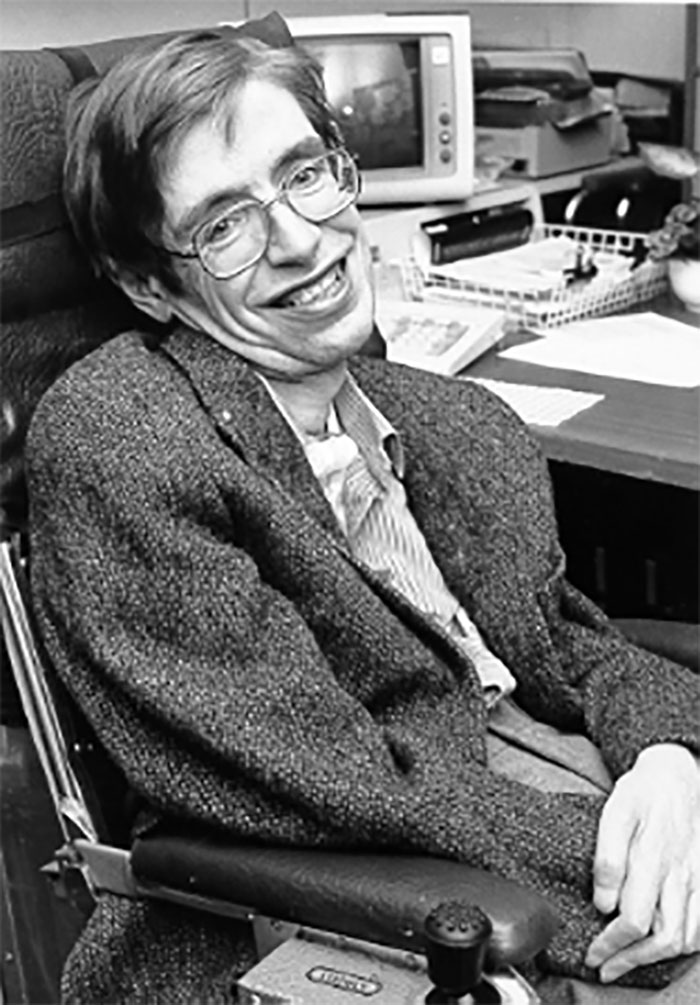 TIL During an interview with Stephen Hawking, the camera operator yanked a cable causing an alarm and Hawking to slump forward. Worried they had killed him, everyone rushed over to find Hawking giggling at his own joke. The alarm was from an office computer losing power.
