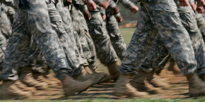us army marching