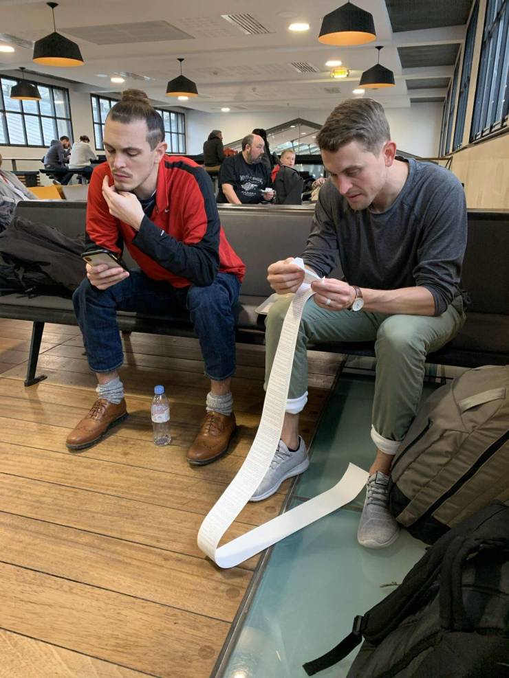 “Train station in Paris had a machine that printed out short stories to read while you wait.”