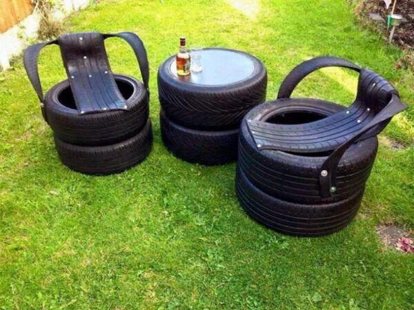 tire chairs