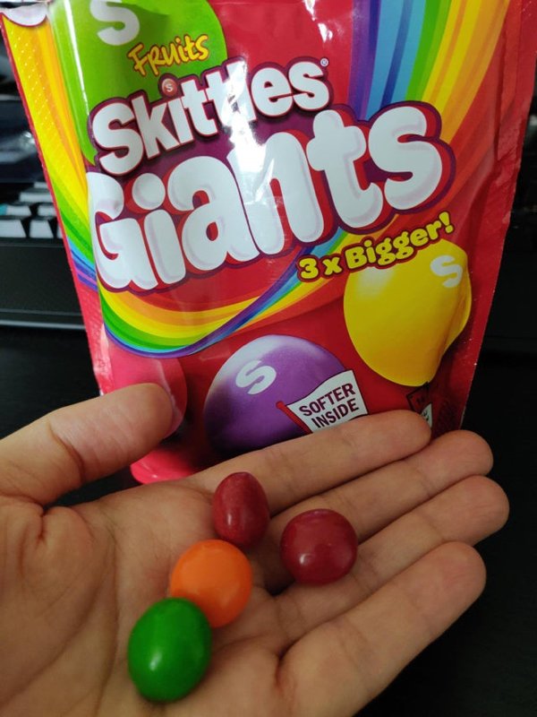 massive things -  skittles - Fruits Skitles Giants 3x Bigger! s Softer Inside