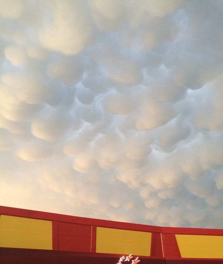 “Clouds in Novosibirsk looked like the insides of a freezer today.”