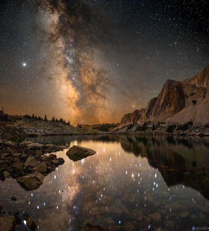 “Took a photo of the Milky Way in Medicine Bow National Forest a couple of nights ago.”