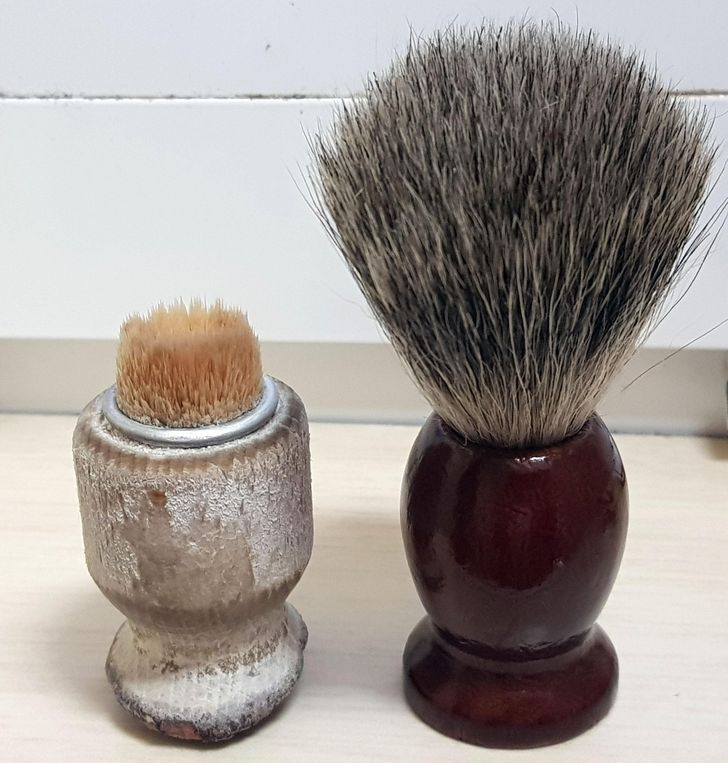 “Bought my father new beard brush after using this one for 30+ years”