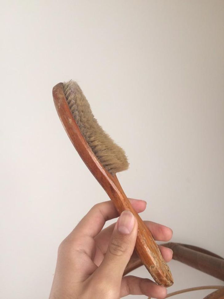 “My father’s hairbrush”