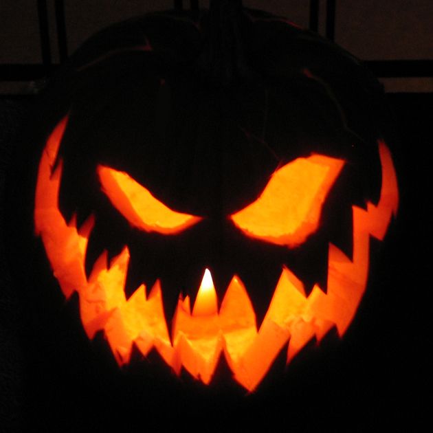 scary jack o lantern