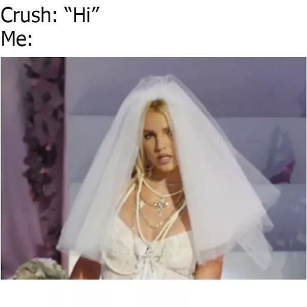britney spears wedding dress - Crush "Hi" Me