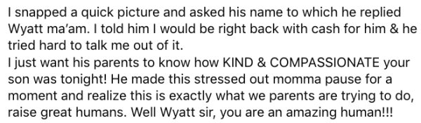 McDonald's Worker Gets Good Karma For Helping Out a Mother.