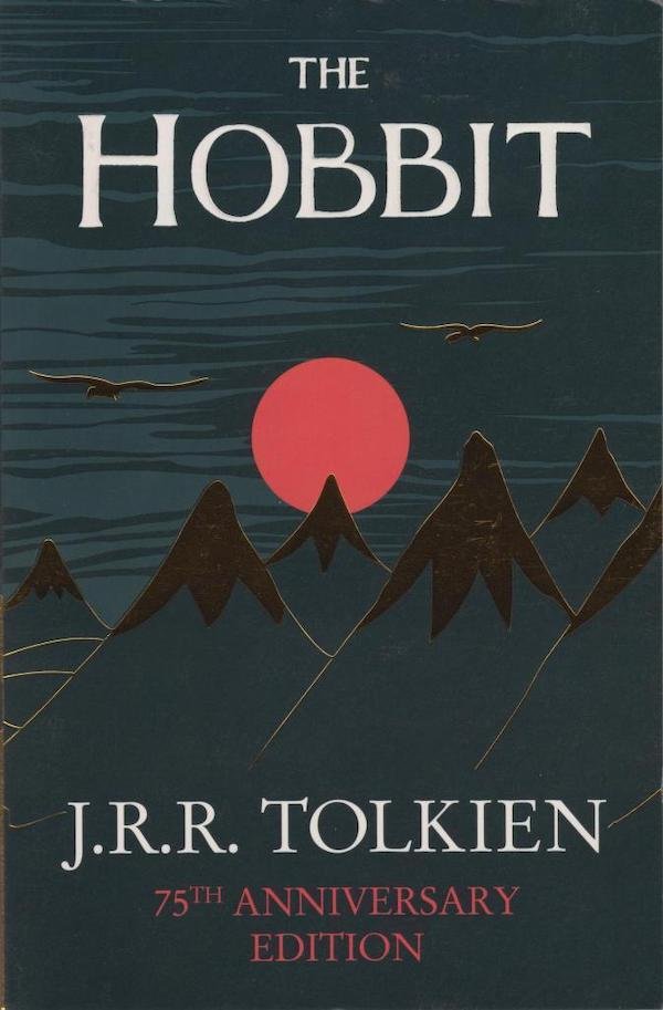 poster - The Hobbit Ta J.R.R. Tolkien 75TH Anniversary Edition