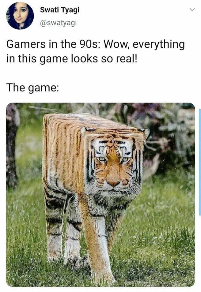 90s game memes - Swati Tyagi Gamers in the 90s Wow, everything in this game looks so real! The game