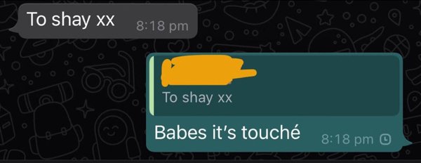 design - To shay xx N To shay xx Babes it's touch