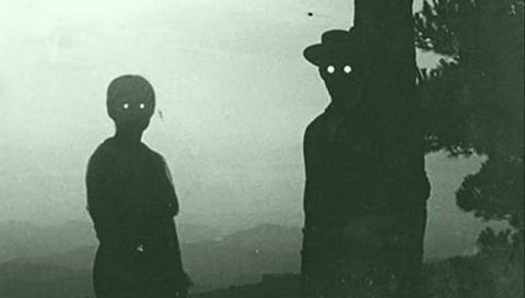 CALIFORNIA: THE DARK WATCHERS.Featureless dark silhouettes, often with brimmed hats or walking sticks, stare down travelers during twilight and dawn in the Santa Lucia Mountains. John Steinbeck briefly mentioned them in “Flight.” They should not be addressed or acknowledged.