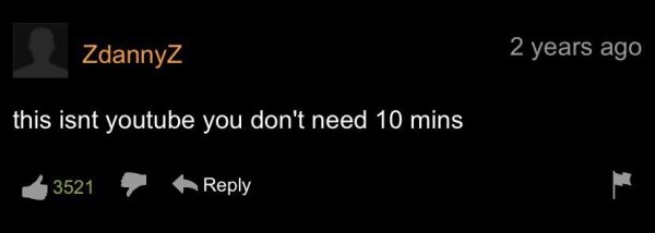 35 Pornhub Comments that Are Something else.