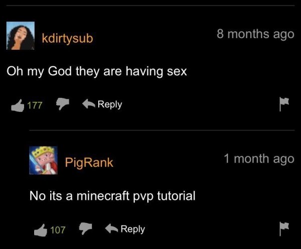 35 Pornhub Comments that Are Something else.