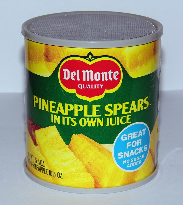junk food - Pineapple Spears In Its Own Juice Epweapple 102OZ. Del Monte Quality Great For Snacks No Sugar Added Baul