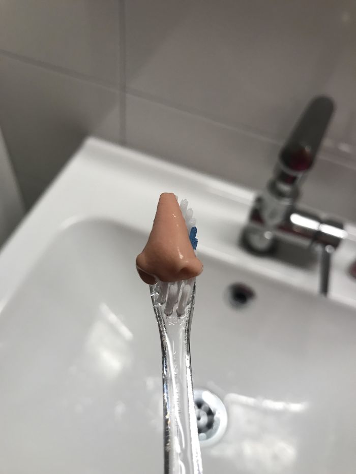 My Toothpaste Came Out Looking Like A Nose