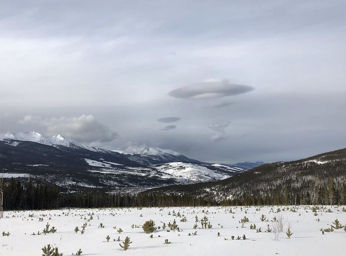 These Clouds By My House Look Like A UFO Invasion