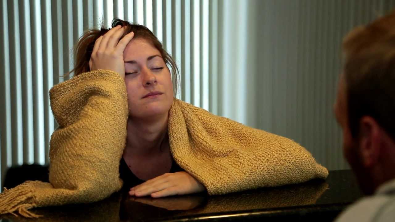 funny work stories - woman who looks tired
