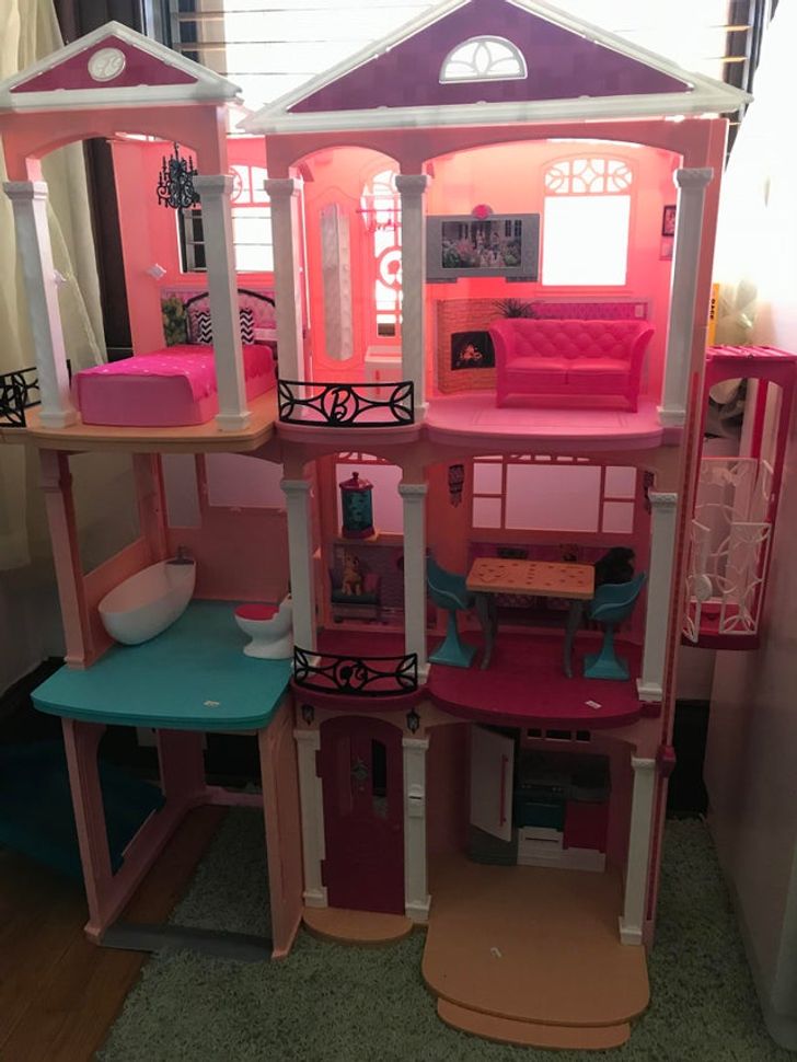 “I just found a Barbie Dreamhouse for my daughter at my local thrift shop for $9.”