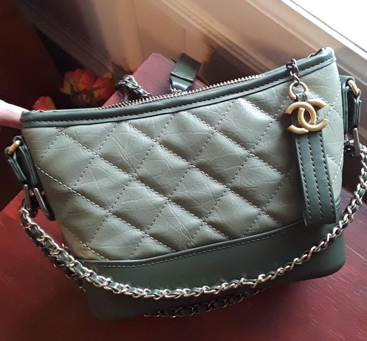 “Today I found my white whale: a vintage Chanel Gabrielle bag. Its resale value is $4,000, and I paid $2.”