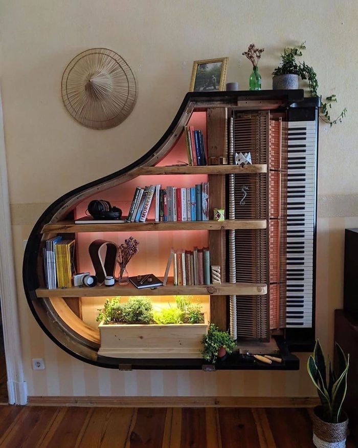 repurposed piano