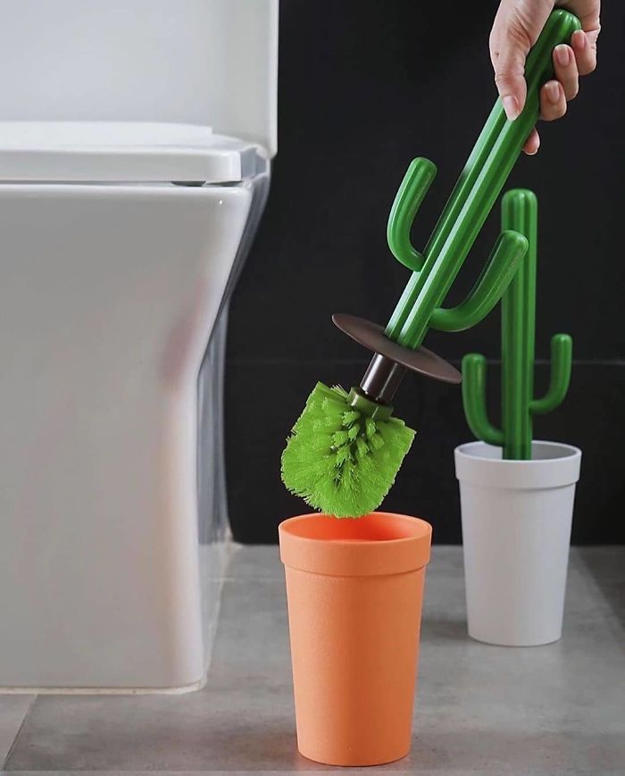 cactus toilet brush