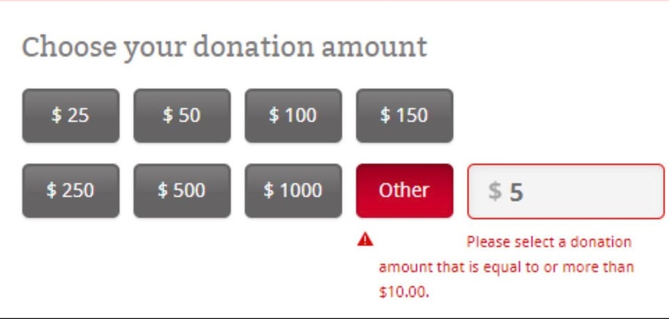 entitled people - communication - Choose your donation amount $ 25 $ 50 $ 100 $ 150 $ 250 $ 500 $ 1000 Other $ 5 Please select a donation amount that is equal to or more than $10.00.